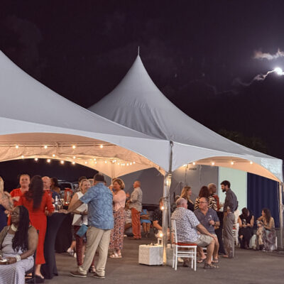 Moonlit Wine in the Warehouse