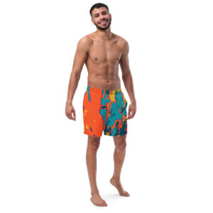 all over print recycled swim trunks white front 69fbc47c509f3